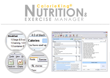CalorieKing Nutrition and Exercise Manager