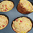 Cornbread Red Pepper Breakfast Muffin