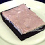 Chocolate Chip Brownies with Caramel Frosting (Vegetarian)