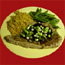Balsamic Glazed Tuna with Couscous & Sugar Snap Peas