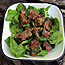Grilled & Peppered Tenderloin with Green Salad