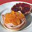 Orange Cranberry Turkey Bagel