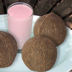 Coconut Strawberry Protein Shake