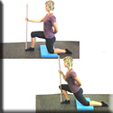 Kneeling Ankle Mobility (Stick at Toe)