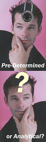 Are you pre-determined or analytical? Picture