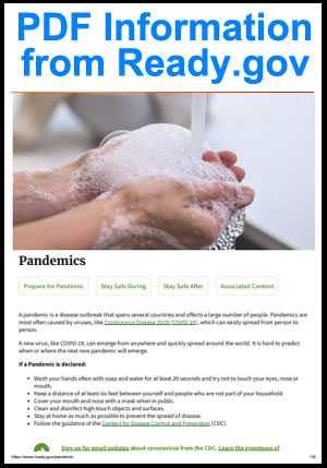 PDF Information from Ready.gov
