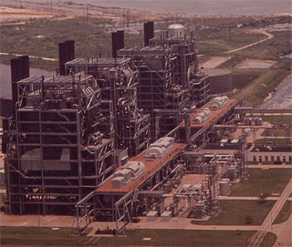 Houston Lighting and Power Company on Galveston Bay