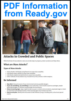 PDF Information from Ready.gov