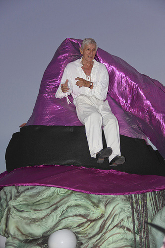 Joe Liszka in the witches head. 