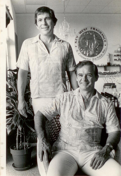 Frank and Joe 1976 - Photo by Wright Langley 821 Georgia St.  Key West, Fl. 33040 305 296 3256.  Key West 1976 