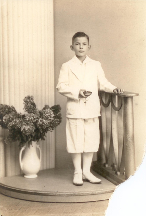Joe 1st Communion.