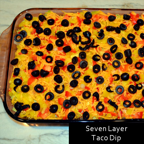 Seven Layer Taco Dip