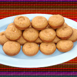 Plate of Corn Dog Muffins
