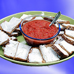 Roasted Tomatoes with Whole Wheat and Cream Cheese