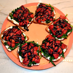 Strawberry Spinach Ricotta Toast