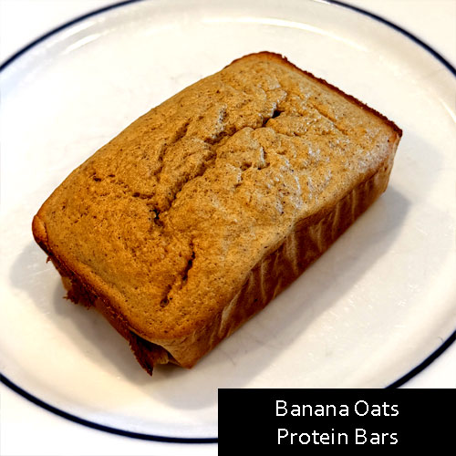 Banana Oats Protein Bars