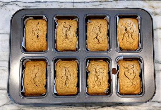 Bake for 27-30 minutes, until a toothpick inserted in the center comes out clean.