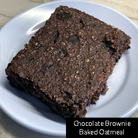 Chocolate Brownie Baked Oatmeal