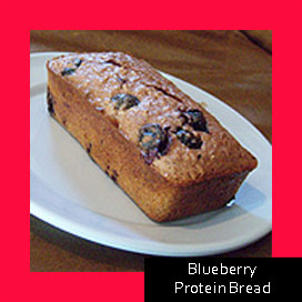 Blueberry Protein Bread