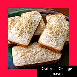 Oatmeal Orange Loaves