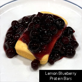 Lemon Blueberry Protein Bars
