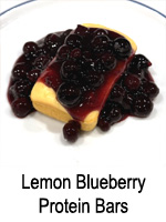 Lemon Blueberry Protein Bars