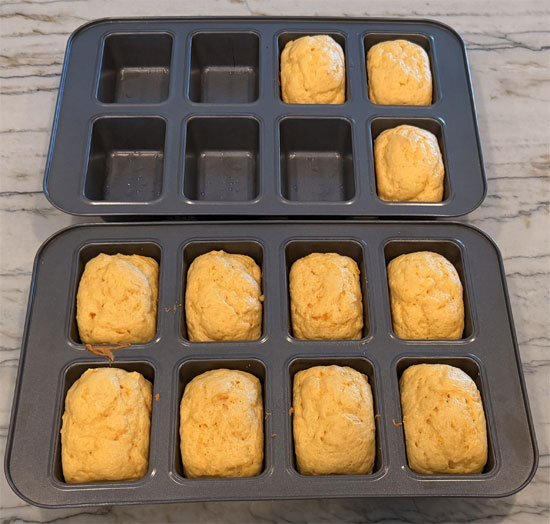 Bake for 20 to 23 minutes, until a toothpick inserted into the center comes out clean. Set on the counter to cool for 15 minutes.