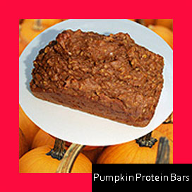 Pumpkin Protein Bars