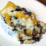 Biscuits and Gravy Casserole (Vegetarian)