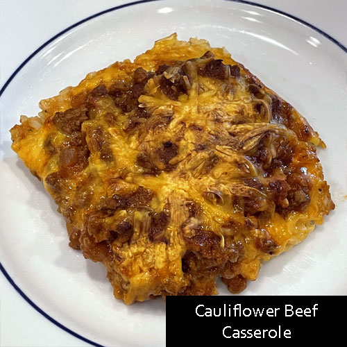 Cauliflower Beef Casserole