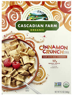 Cascadian Farm Organic Cinnamon Crunch Cereal