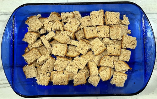 Cranberry Cream Cheese French Toast - Bread on Bottom