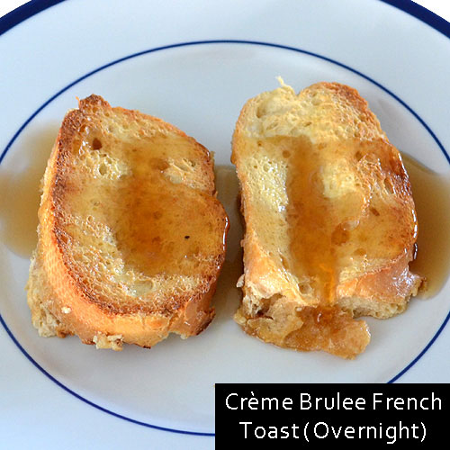 Crème Brulee French Toast (Overnight)