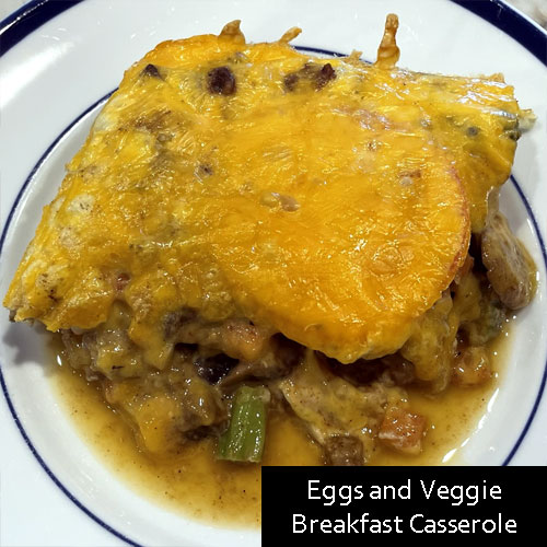 Eggs and Veggie Breakfast Casserole