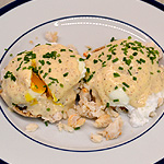 Eggs Benedict with Crab