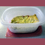 Sausage, Red Pepper & Grits Casserole - Frozen Picture