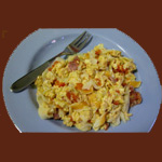 Eggs and Imitation Lobster Scramble Picture