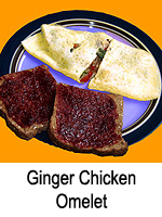 Ginger Chicken Omelet