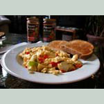 Scrambled Eggs & Peppers Picture