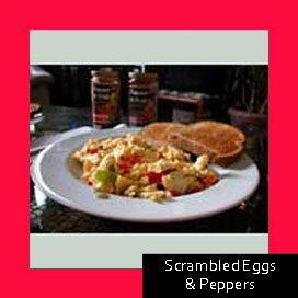 Scrambled Eggs & Peppers