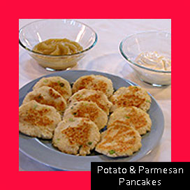 Potato & Parmesan Pancakes