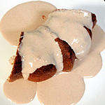 German Pancakes with Maple Cream Syrup