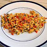Indian Spiced Scrambled Eggs