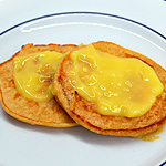 Lemon Ricotta Pancakes with Lemon Sauce