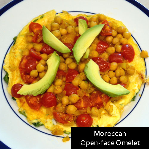 Moroccan Open-face Omelet