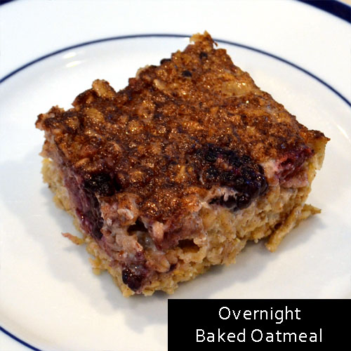 Overnight Baked Oatmeal