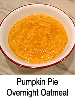 Pumpkin Pie Overnight Oatmeal