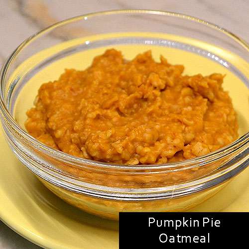 Pumpkin Pie Oatmeal
