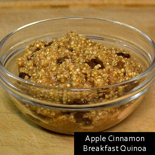 Apple Cinnamon Breakfast Quinoa