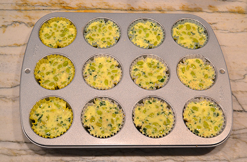 Quinoa Edamame Egg Muffins in Pan